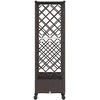 Pakeltas lovas su trelėmis ir stogu Ruda 164 x 40 x 127 cm PP