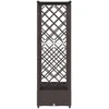 Pakeltas lovas su trelėmis ir stogu Ruda 164 x 40 x 123 cm PP
