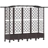 Pakeltas lovas su trelėmis ir stogu Ruda 203,5 x 40 x 129 cm PP