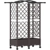 Pakeltas lovas su trelėmis ir stogu Ruda 124 x 40 x 129 cm PP