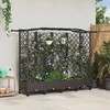 Pakeltas lovas su trelėmis ir stogu Ruda 203,5 x 40 x 129 cm PP