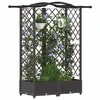 Pakeltas lovas su trelėmis ir stogu Ruda 124 x 40 x 126 cm PP