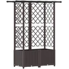 Pakeltas lovas su trelėmis ir stogu Ruda 124,5 x 40 x 138 cm PP