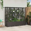 Pakeltas lovas su trelėmis ir stogu Ruda 202 x 40 x 136 cm PP