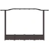 Pakeltas lovas su trelėmis ir stogu Ruda 207 x 40 x 126 cm PP