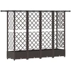 Pakeltas lovas su trelėmis ir stogu Ruda 202,5 x 40 x 123 cm PP
