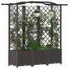 Pakeltas lovas su trelėmis ir stogu Ruda 163 x 40 x 141 cm PP