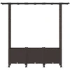 Pakeltas lovas su trelėmis ir stogu Ruda 162,5 x 40 x 142 cm PP