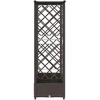 Pakeltas lovas su trelėmis ir stogu Ruda 202,5 x 40 x 123 cm PP