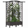 Pakeltas lovas su trelėmis ir stogu Ruda 124 x 40 x 129 cm PP