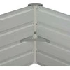 Pakeltas sodo lovelis, antr. sp., 129x129x45cm, galvan. plienas