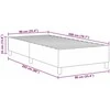 Platforminės lovos rėmas Šviesiai pilka 90 x 200 cm