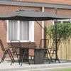 Roma Parasol Antracitas 286 x 284 x 265 cm