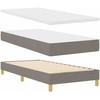 Kiemas lova su pagalve Tortora 100 x 200 cm audinys