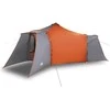 Tipi palapinė Pilka ir oranžinė 492 x 492 x 275 cm tafta