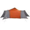 Tipi palapinė Pilka ir oranžinė 492 x 492 x 275 cm tafta