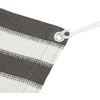 Palapinės kilimėlis, antracito ir baltas, 400x800cm, HDPE