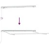 Markizės rėmas Balta 3,5 x 2 m metalas
