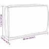 Pagalvėlė Lapelis Lapų raštas 60 x 40 x 12 cm Oksfordo audinys