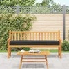 Pallet pagalvė Juoda 180 x 40 x 8 cm Oksfordo audinys