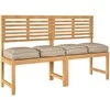 Pagalvėlė 4 pcs Taupe 40 x 40 x 8 cm Oksfordo audinys
