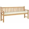 Pallet pagalvių rinkinys 2 pcs Kreminė 200 x 40 x 8 cm