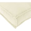 Pallet pagalvių rinkinys 2 pcs Kreminė 120 x 40 x 8 cm