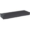 Pallet pagalvių rinkinys 2 pcs Juoda 120 x 40 x 8 cm