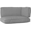 Pallet pagalvių rinkinys 3 pcs Pilka Oksfordo audinys