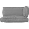Pallet pagalvių rinkinys 3 pcs Pilka Oksfordo audinys