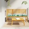 Pagalvėlė 4 pcs Lapų raštas 40 x 40 x 8 cm Oksfordo audinys