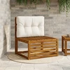 Pallet atlošas VIANEN 100% poliesteris Balta 70 x 60 x 12 cm