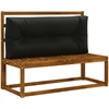 Pallet atlošas VIANEN 100% poliesteris Juoda 120 x 60 x 12 cm