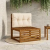Pallet atlošas VIANEN 100% poliesteris Kreminė 70 x 50 x 12 cm
