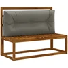 Pallet atlošas VIANEN 100% poliesteris Pilka 120 x 40 x 12 cm
