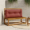 Pallet atlošas VIANEN 100% poliesteris Raudona 120 x 50 x 12 cm