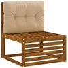 Pallet atlošas VIANEN 100% poliesteris Smėlio 70 x 50 x 12 cm