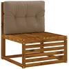 Pallet atlošas VIANEN 100% poliesteris Taupe 70 x 50 x 12 cm