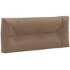 Pallet atlošas VIANEN 100% poliesteris Taupe 120 x 40 x 12 cm