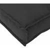 Pagalvėlė Juoda 120 x 60 x 12 cm Oksfordo audinys