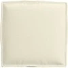 Pagalvėlė 2 pcs Kreminė 40 x 40 x 8 cm Oksfordo audinys