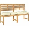 Pagalvėlė 4 pcs Kreminė 40 x 40 x 8 cm Oksfordo audinys