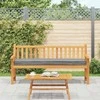 Pallet pagalvių rinkinys 2 pcs Pilka 200 x 40 x 8 cm