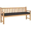 Pallet pagalvių rinkinys 2 pcs Juoda 200 x 40 x 8 cm