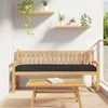 Pallet pagalvių rinkinys 2 pcs Juoda 200 x 40 x 8 cm