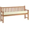 Pallet pagalvių rinkinys 2 pcs Kreminė 200 x 40 x 8 cm
