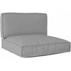 Pallet pagalvių rinkinys 2 pcs Pilka Oksfordo audinys