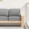 Pallet pagalvių rinkinys 2 pcs Pilka Oksfordo audinys