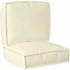Pallet pagalvių rinkinys 2 pcs Kreminė Oksfordo audinys
