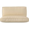 Pallet pagalvių rinkinys 2 pcs Smėlio Oksfordo audinys